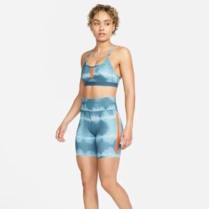 Nike One Luxe 7" Printed Training Shorts Size Medium DO7814-058